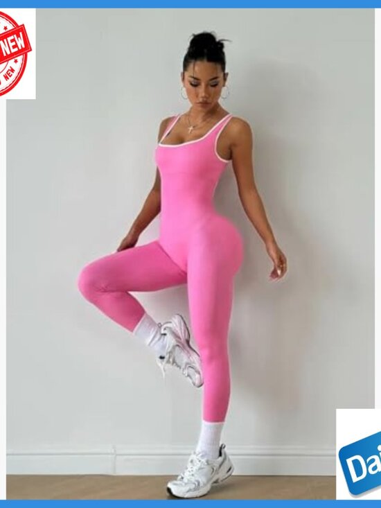 Seamless Shapewear Bodysuit Open Back Design Workout Yoga Pilates Large - Picture 3 of 6